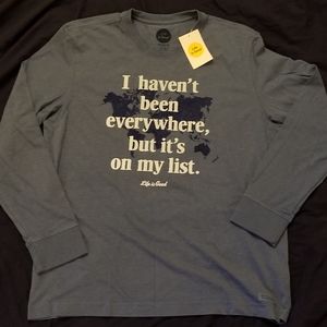 Life is Good Crusher long sleeve tee